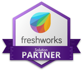 Freshworks Partner Services accredited partner badge