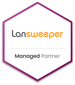Lansweeper Partner Services accredited partner badge