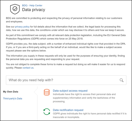 Image of Jira Service Desk Portal for GDPR